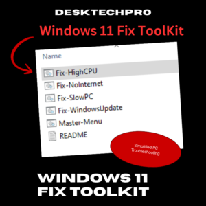 Windows 11 One-Click Fix Toolkit