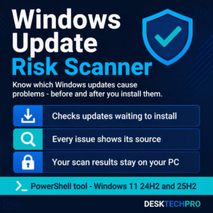 Windows Update Risk Scanner by DeskTechPro